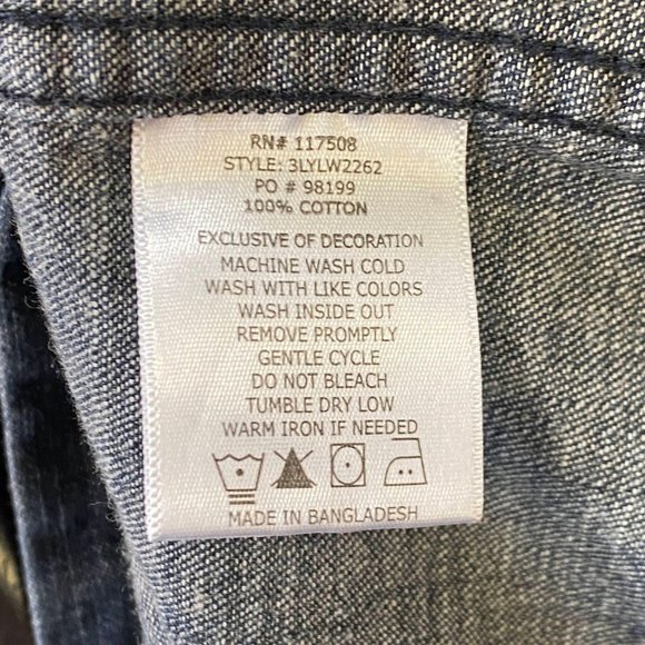 LEVI Dark Denim Shirt - Picture 8 of 9